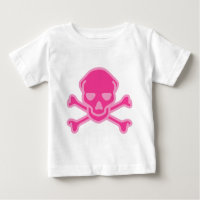 Playful Pink Skull Crossbones Infant