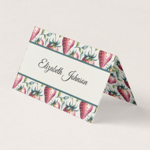 Playful Pink Strawberry Summer Fruity Name