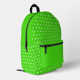 Playful Polka Dot – Fresh Green with Classic Charm Printed Backpack