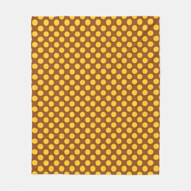 Playful Polka Dots | PD-05 | Fleece Blanket (Front)