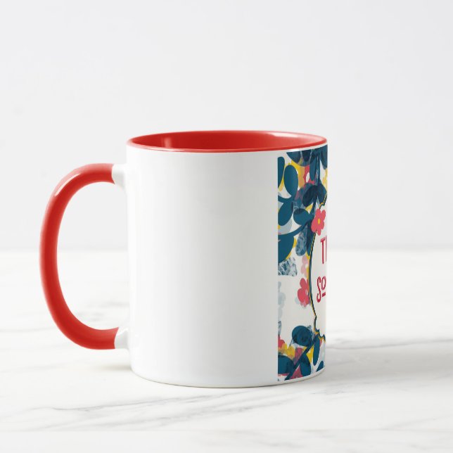 Playful Posies – Thank You So Much Mug (Left)