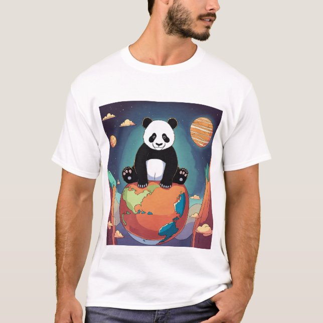 Playful Primate 'K' Graphic T-Shirt for Animal Lov (Front)