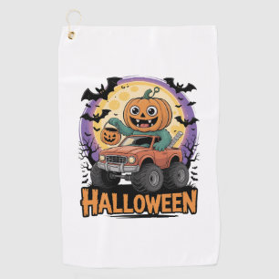 Playful Pumpkin Golf Towel