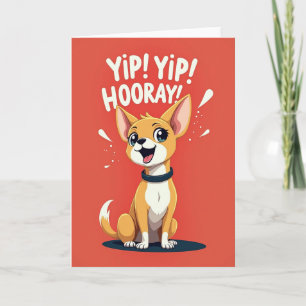 Playful Pup Birthday Card