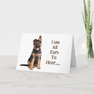 PLAYFUL PUP SAYS "1st DAY OF KINDERGARDEN" Card
