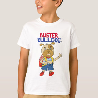 Playful Puppy Cartoon Cute Dog Graphic Kids T-Shirt