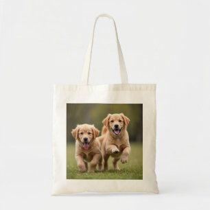 Playful Puppy Retriever Eco Bag