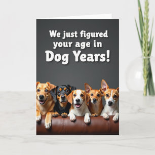 Playful Puppy Sofa Card