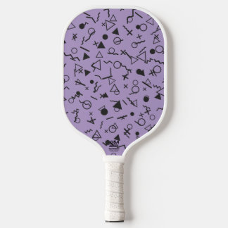 Playful Purple Pickleball Paddle
