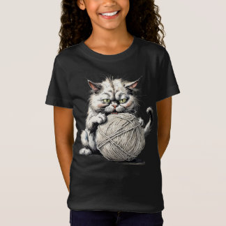 Playful Puss Cat Lover's Kid's T-shirt