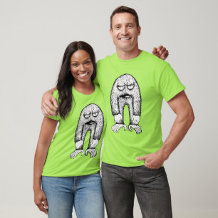 Playful, Quirky and Unique - Retro Fur Monster T-Shirt