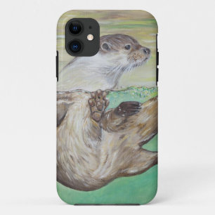 Playful River Otter iPhone 11 Case