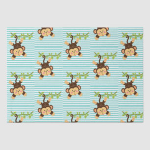 Playful Safari Monkey – Fun & Whimsical for kids Tissue Paper