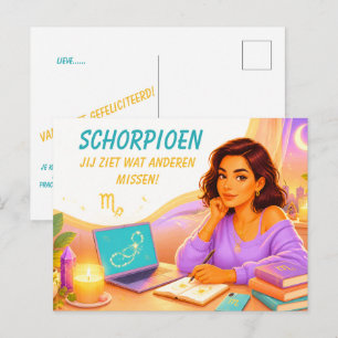 Playful Scorpio Birthday Card for [Her]