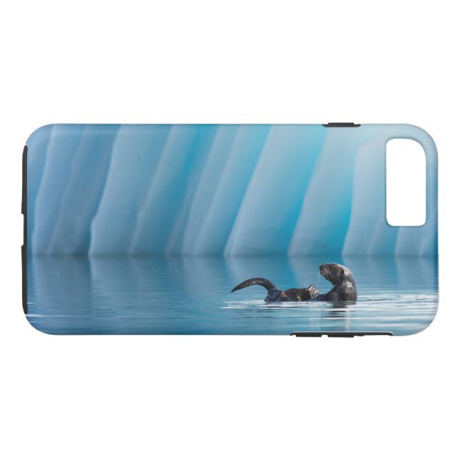 Playful Sea Otter Case-Mate iPhone Case (Back (Horizontal))