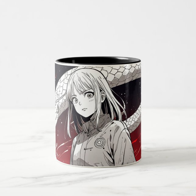 Playful Serpent and Fortune Mug (Center)