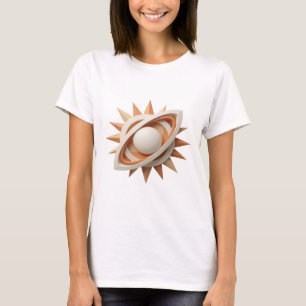 Playful Silver ABSTRACT ART Art Print T-Shirt