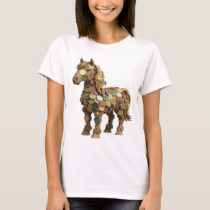 Playful Silver ABSTRACT ART Design v3 T-Shirt