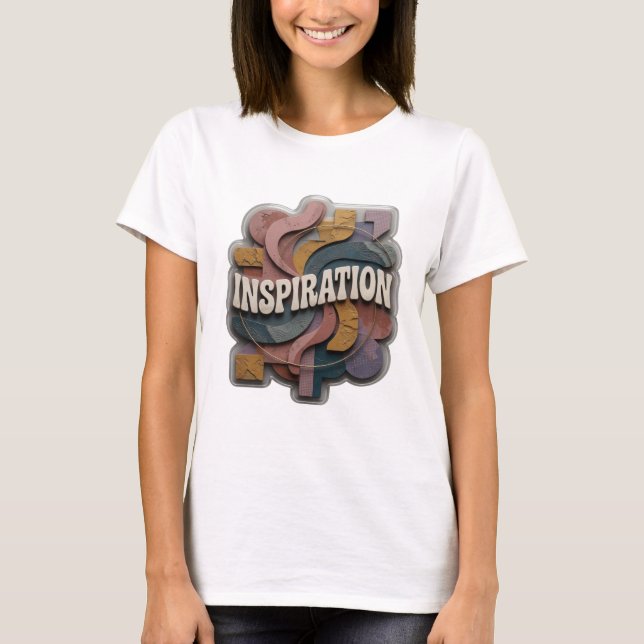 Playful Silver INSPIRATION Shirt Design (Front)