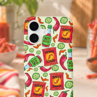 Playful Spicy Food Pattern