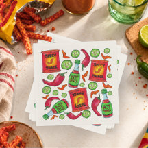 Playful Spicy Food Pattern