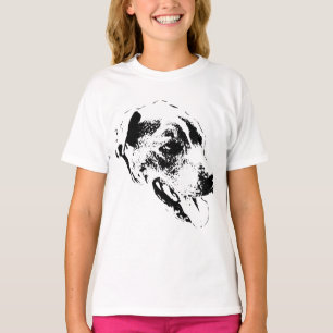 Playful Spirit Pitbull Mix Portrait Tee