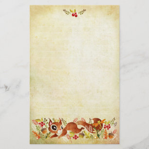 Playful Squirrel Stationery