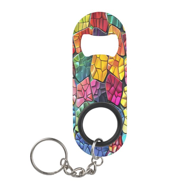Playful Stained Glass Charm (Front)