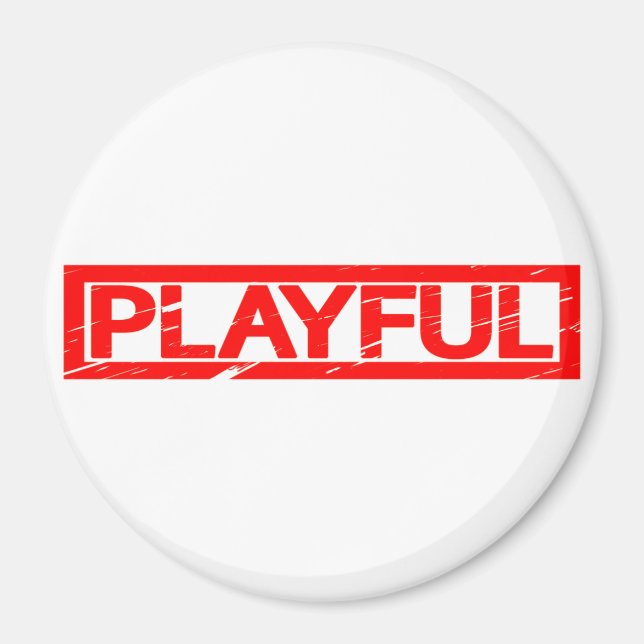 Playful Stamp Magnet (Front)