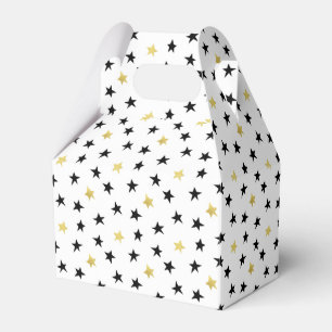 Playful Stars - Black & Gold Favour Box