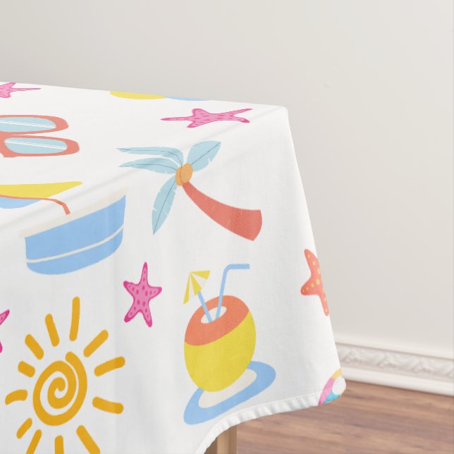 Playful Summer Tablecloth (In Situ)
