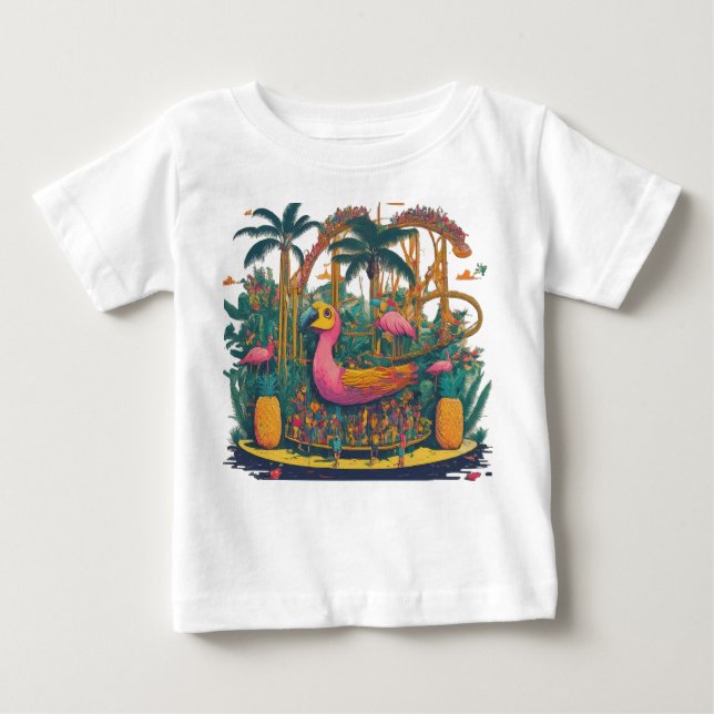 Playful Theme Park Baby T-Shirt (Front)