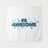Playful, vibrant, bold, modern design Be Awesome