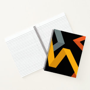 PLayful, vibrant, modern, urban graphic ways Notebook