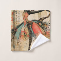 Playful Violin Music Lace Ballerina