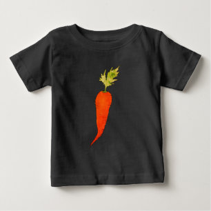 Playful Watercolor Carrot Baby T-Shirt