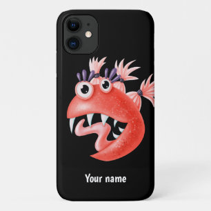 Playful Whimsical Funny Creature Girl Name Case-Mate iPhone Case