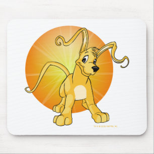 Playful yellow Gelert Mouse Pad