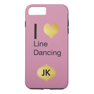 Playfully Elegant I Heart Line Dancing Case-Mate iPhone Case