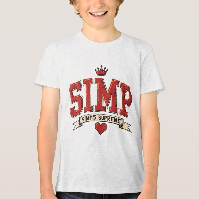 #PlayfulRebellion #BoldStatement #EdgyDesign #Devi Tri-Blend Shirt (Front)