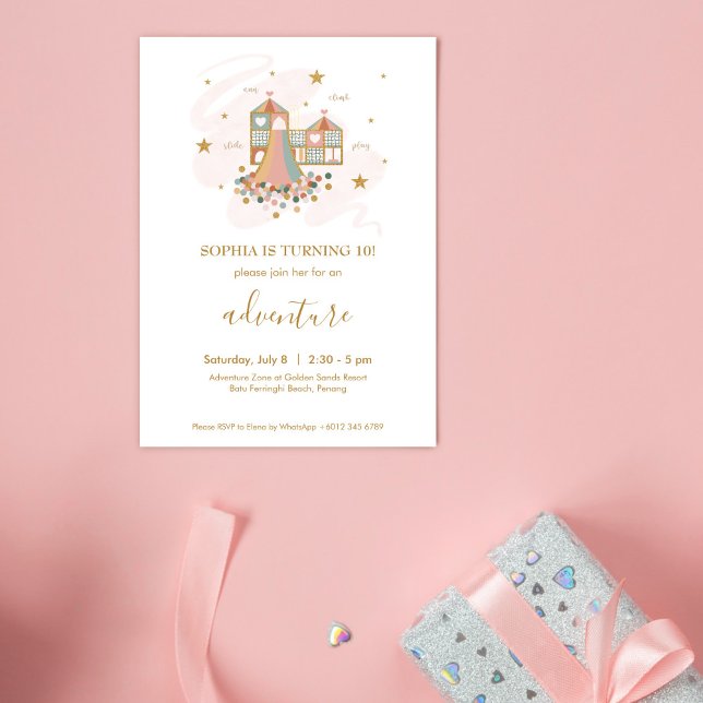 Playground Adventure Party Invitation (Creator Uploaded)