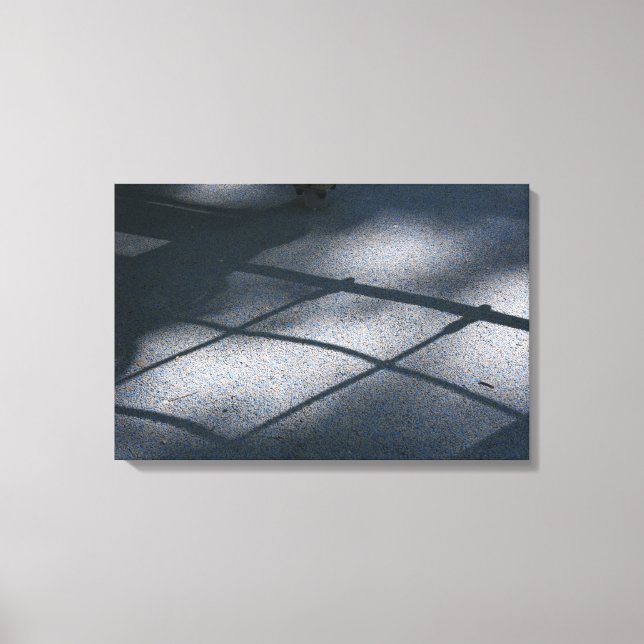 Playground for Children 17 Climbing Net Shadow C Canvas Print (Front)