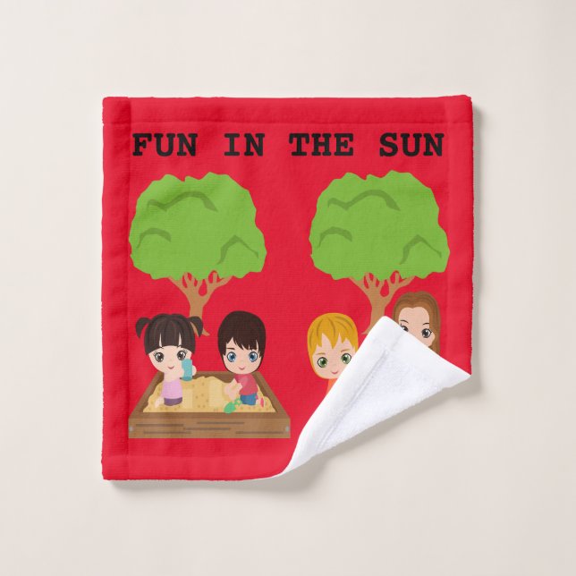PLAYGROUND KIDS WASH CLOTH (Wash Cloth)