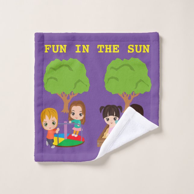 PLAYGROUND KIDS WASH CLOTH (Wash Cloth)