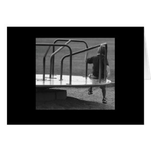 Playground merry-go-round note cards