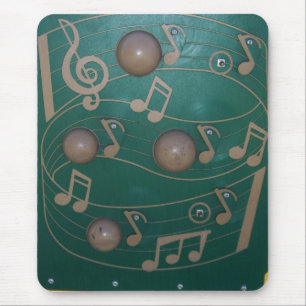 Playground Musical Notes Board Mouse Pad