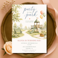 Playground Party in the Park Birthday