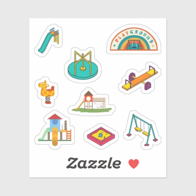 Playground Stickers (Sheet)