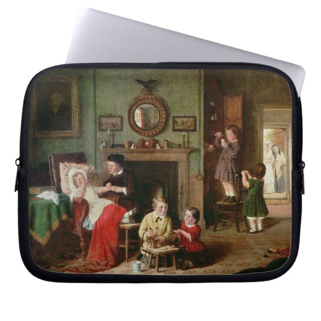 Playing at Doctors Laptop Sleeve (Front)