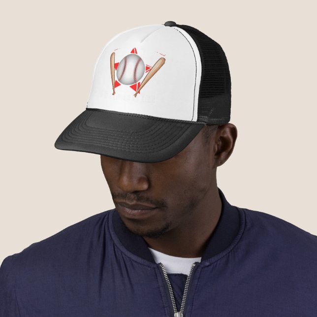Playing Baseball for a Living is Like Having a  Trucker Hat (In Situ)